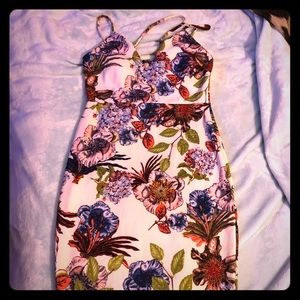 MIDI spring dress that fits to your body